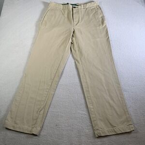 Orvis Pants Mens 34x29 Beige Chino Straight Leg 100% Cotton Casual Workwear